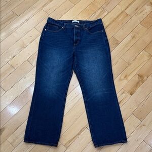 LOFT Dark Blue Boyfriend Jeans